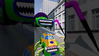 Epic Escape From The Lightning Bus Eater amp Dinocursed  McQueen VS Wingo Eater  BeamNGDrive [upl. by Koloski]