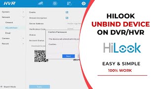 How to unbind device hilook dvr  hilook unbind device [upl. by Eisinger]