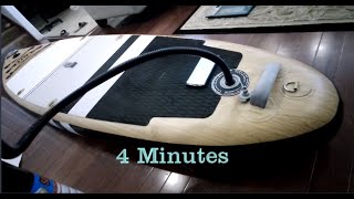 TUSY Stand Up Paddle Board quotSUPquot Unboxing and Setup  How long does it take to pump a SUP [upl. by Franza]