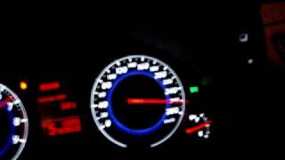 Infiniti G37 sedan from 0 to 265 kmhr  3 [upl. by Assirram]