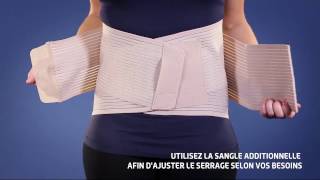 Thuasne  Ceinture lombaire Dynacross Activity  Mise en place [upl. by Heaps]