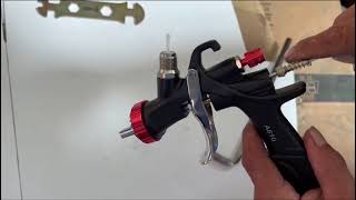 How to rebuild the Spray Gun A610R500 Needle AEROPRO Spray Gun Rebuild Space Parts [upl. by Ahsiemac]