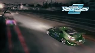 NFS Underground 2  The Airport Drag Replay Cam Trailer [upl. by Ecadnarb]