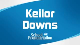 Learn How To Pronounce Keilor Downs [upl. by Nac]