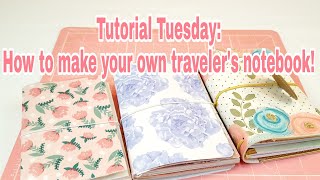 Tutorial Tuesday  How to make your own travelers notebook  Planning With Eli [upl. by Besnard920]