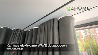 Karnisze elektryczne do biura i karnisze wave do zabudowy karnisze wave zasłony smarthome [upl. by Mozza]