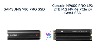 Samsung 980 PRO vs Corsair MP600 PRO LPX Which is the Best SSD for PS5 [upl. by Thalia]