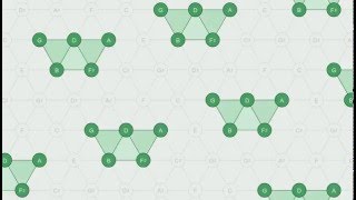 Gymnopédie No 1 – Tonnetz Visualization [upl. by Noned]