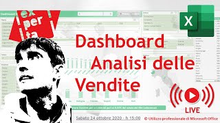 EXCEL 🗂 DASHBOARD INTERATTIVA GESTIONE RANKING FATTURATO NO VBA  DIRETTA 13 [upl. by Maximo422]