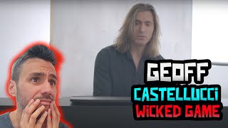 WICKED GAME Chris Isaak Bass Singer Cover Geoff Castellucci REACTION First Time Hearing It [upl. by Lynad]