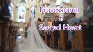 Processional at Sacred Heart Catholic Church [upl. by Yesllek]