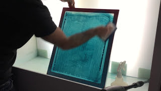 Emulsion Remover Screen Print  How To [upl. by Haidabo]