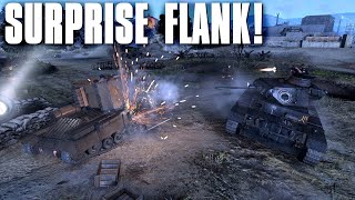 SURPRISE FLANK  4v4  Company of Heroes 3 [upl. by Brighton]