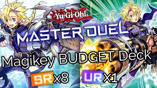 Pure Magikey BUDGET Deck Profile Yugioh Master Duel all that glitters [upl. by Eselahc698]