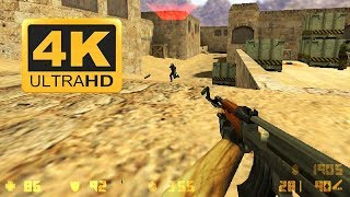 Counter Strike 16  Old Game in 4K [upl. by Drolyag151]