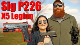 New Sig P226 X5 Legion First Shots The Best Sig Sauer Pistol Ever [upl. by Zrike]