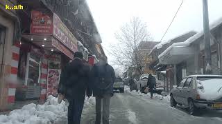 Balade à Michelet ou Ain El Hammam à TiziOuzou sous la neige [upl. by Wolbrom579]