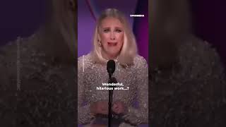 Catherine O’Hara refuses to give the Emmy youtube shorts youtubeshorts entertainmentnews [upl. by Ilarin452]