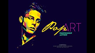 Pop Art Photoshop Action  The Spectacular Photoshop Actions Bundle  Artixty [upl. by Ynitsed]