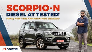 Mahindra Scorpio N Diesel Automatic Launched  Price Features Explained  Mileage Tested  CarWale [upl. by Ranique]