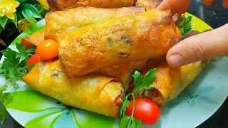 2 Recettes Bricks aux Épinards Végétarienne et au Poulet ‼️ Cuisine Marocaine  Recette Ramadan [upl. by Savanna613]