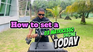 How to set up the Dji matrice 350RTK drone drone howto tutorial tech dji [upl. by Yelsel939]