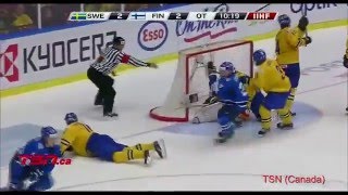 Ristolainen Golden Goal as seen on three telecasts [upl. by Merc503]