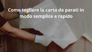 Come togliere la carta da parati in modo semplice e rapido [upl. by Anamuj]