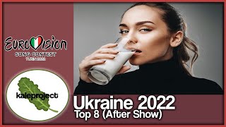 Ukraine ESC Selection Vidbir 2022 Top 8 With Comments After Show [upl. by Kajdan]