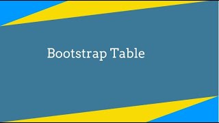 Bootstrap Table Class Tutorial [upl. by Arvo]