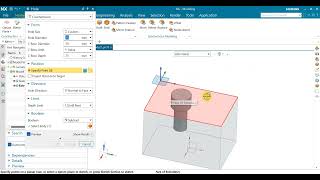 How to use hole in NX 2027 in English [upl. by Asilenna291]