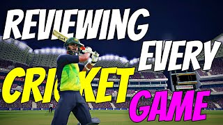 Reviewing Every CRICKET Game In One Video [upl. by Reh311]