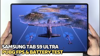 Samsung Galaxy Tab S9 Ultra test game PUBG Mobile [upl. by Neenaej]