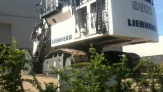 LIEBHERR TEST R 9800 tracked excavator [upl. by Agni]