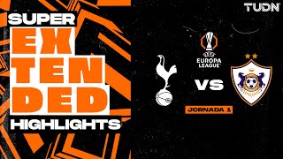 SUPER EXTENDED HIGHLIGHTS  Tottenham vs Qarabag  UEFA Europa League 2024  J1 [upl. by Letnuahc]