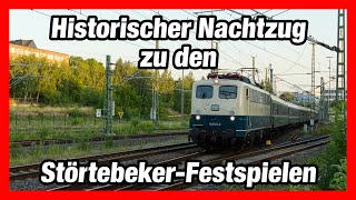 Historischer Nachtzug zu den StörtebekerFestspielen  BAHNquickie [upl. by Secnarfyram]