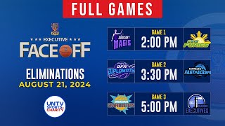 LIVE FULL GAMES UNTV Cup Executive FaceOff at Amoranto Arena Quezon City  August 21 2024 [upl. by Aalst]