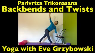 Parivrtta Trikonasana Backbends and Twists [upl. by Eceerehs]