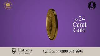 Hattons of London  The 2019 Queen Victoria 200th Anniversary 24 Carat Gold Quarter Sovereign [upl. by Gunner]