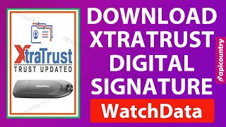 Download XtraTrust Digital Signature into Proxkey Watchdata Usb Token 📁📁 XtraTrust DSC Download [upl. by Salvador309]