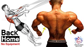 11 Easy Exercises Back at home NO EQUIPMENT Needed [upl. by Acinoda]