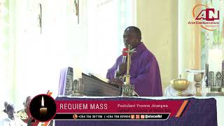 Requiem Mass  Postulant Yvonne Jirangwa  Homily  01112024 [upl. by Neelia221]