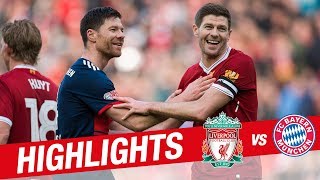 Highlights Liverpool Legends 55 FC Bayern Legends  Alonso Gerrard Kuyt and more [upl. by Venice]