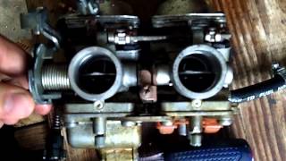 Cleaning Carburetors on Honda CB125t [upl. by Apicella]