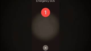 iphone emergency sos call 911 [upl. by Anaele737]