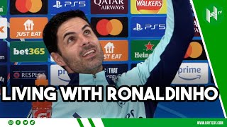 MY LIFE WITH RONALDINHO  Mikel Arteta  Arsenal v PSG EMBARGO [upl. by Lapham877]