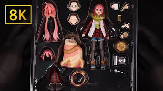 8K figure unboxing figma Nadeshiko Kagamihara  DX Edition LaidBack Camp [upl. by Theron]