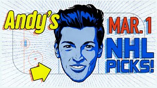 NHL Sniffs Picks amp Pirate Parlays Today 3124  Best NHL Bets w AndyFrancess [upl. by Durham]