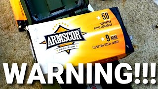 Armscor Ammo Issues WARNING [upl. by Kohcztiy]