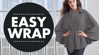 Easy to make No Sew Wrap [upl. by Anirual9]